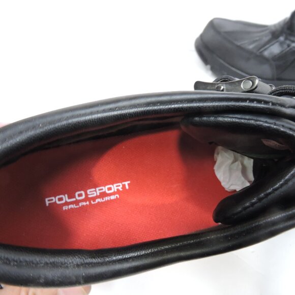 Polo Ralph Lauren's men's Dover Ill biker shoes Size 13 brand new - Picture 7 of 8